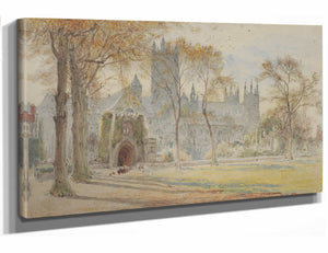 Albert Goodwin 18" x 12" / Stretched Canvas Wrap Canterbury By Albert Goodwin