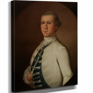 Jeremiah Theus 11" x 14" / Stretched Canvas Wrap Captain William Richardson Ca – By Jeremiah Theus