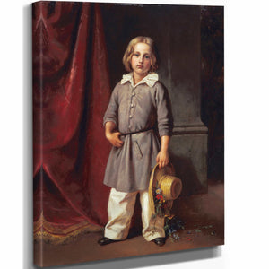 Carl Joseph Begas 11" x 14" / Stretched Canvas Wrap Carl Begas As Child By Carl Joseph Begas