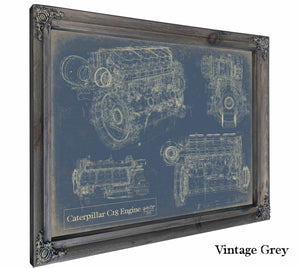 Caterpillar c18 Engine Wall Art from Bella Frye.