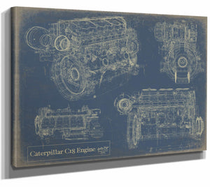 Caterpillar c18 Engine Wall Art from Bella Frye.