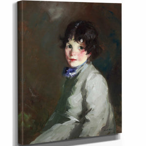 Robert Henri 11" x 14" / Stretched Canvas Wrap Catharine By Robert Henri