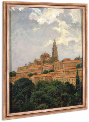 Cathedral At Le Puy By James Carroll Beckwith