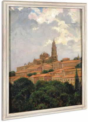 Cathedral At Le Puy By James Carroll Beckwith