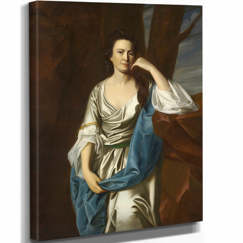 John Singleton Copley 11" x 14" / Stretched Canvas Wrap Catherine Greene By John Singleton Copley