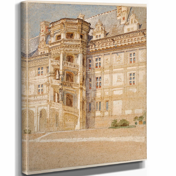 Samuel Colman Chateau De Blois By Samuel Colman