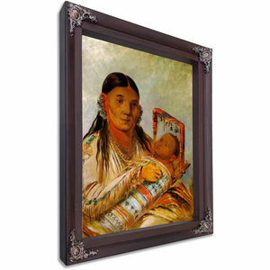 Chee Ah Ka Tchee Wife Of Not To Way By George Catlin