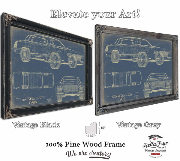 Chevrolet Monte Carlo Ss 1986 Wall Art from Bella Frye.