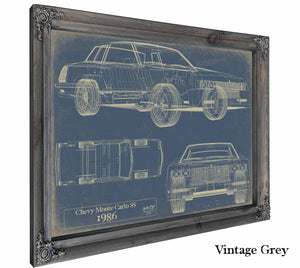 Chevrolet Monte Carlo Ss 1986 Wall Art from Bella Frye.