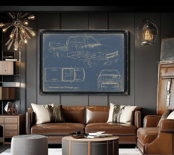 Chevrolet s10 Pickup Wall Art from Bella Frye.