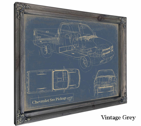 Chevrolet s10 Pickup Wall Art from Bella Frye.