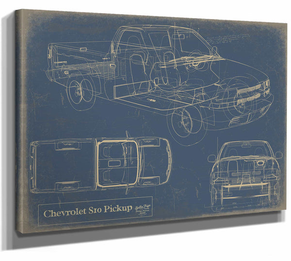 Chevrolet s10 Pickup Wall Art from Bella Frye.