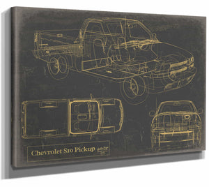 Chevrolet s10 Pickup Wall Art from Bella Frye.