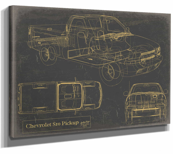 Chevrolet s10 Pickup Wall Art from Bella Frye.