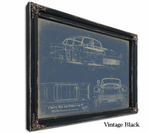 Chevybelair Police Wall Art from Bella Frye.