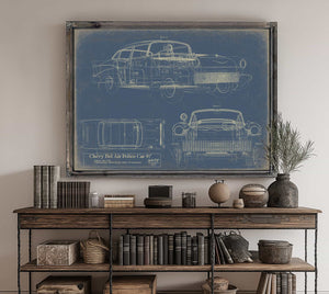 Chevybelair Police Wall Art from Bella Frye.