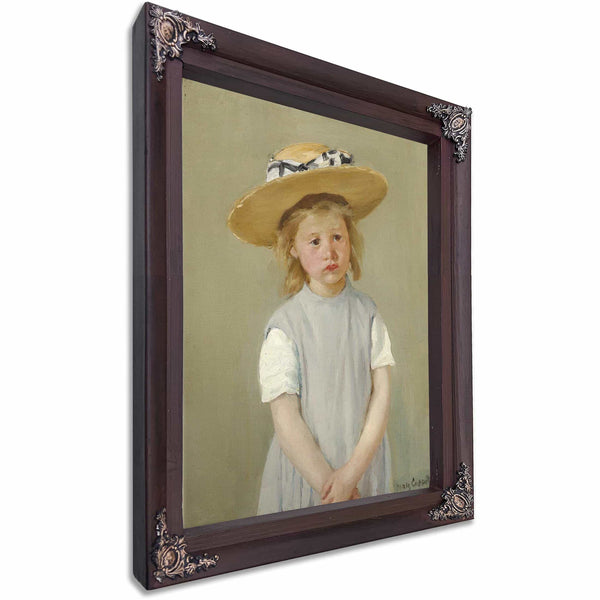 Child In A Straw Hat By Mary Cassatt