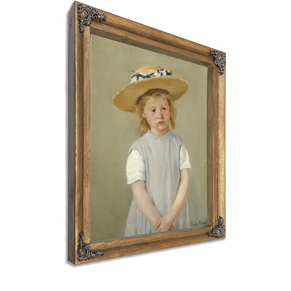 Child In A Straw Hat By Mary Cassatt