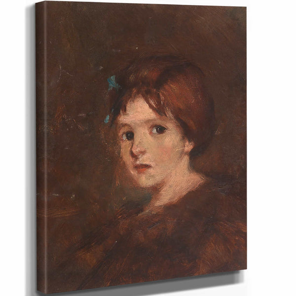 Child In Browns By Alice Pike Barney