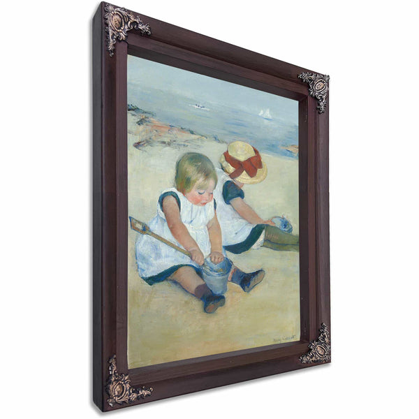 Children Playing On The Beach By Mary Cassatt