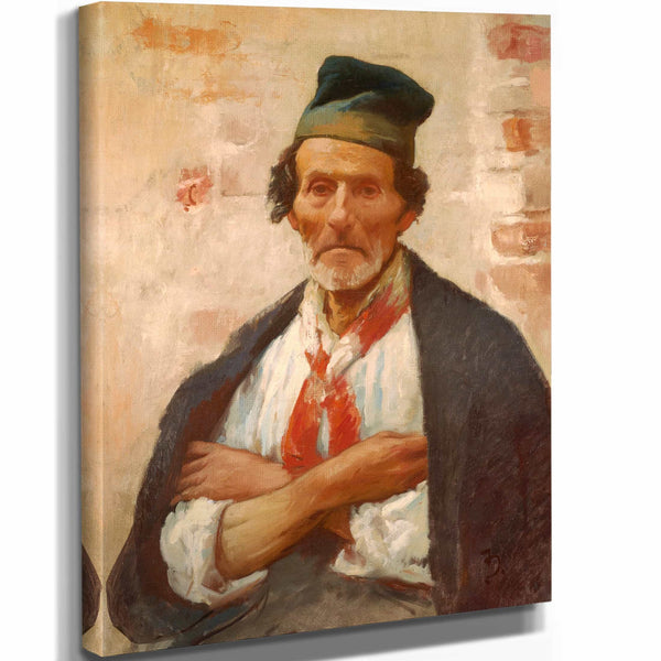 Frank Duveneck Chioggia Fisherman By Frank Duveneck