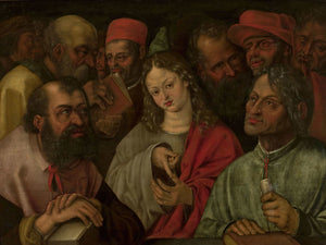 Hans Hoffmann Christ Among The Doctors By Hans Hoffmann