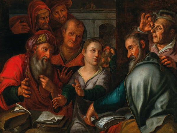 Pieter Wtewael Christ Among The Doctors By Pieter Wtewael