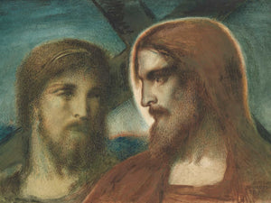 Simeon Solomon Christ And St Joseph Of Aramathea By Simeon Solomon