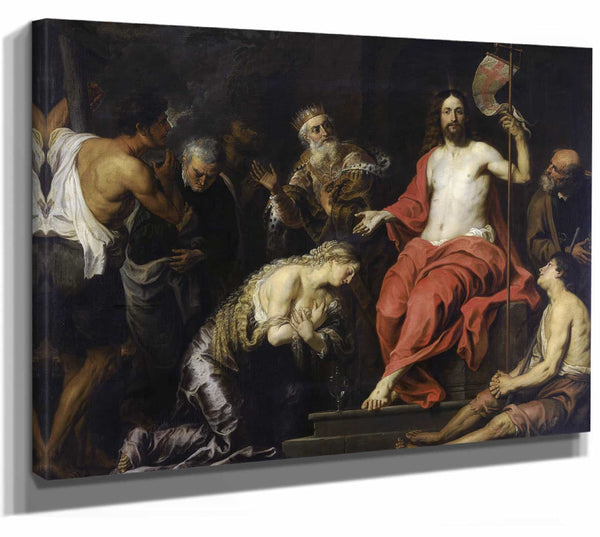 Christ And The Penitent Sinners By Gerard Seghers