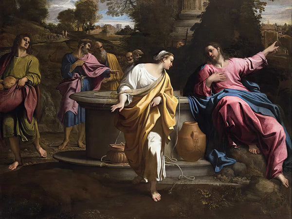 Annibale Carracci Christ And The Samaritan Woman By Annibale Carracci