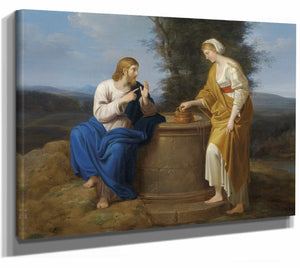 Christ And The Samaritan Woman By Ferdinand Georg Waldmuller