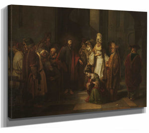 Christ And The Woman In Adultery By Gerbrand Van Den Eeckhout