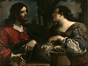 Guercino Christ And The Woman Of Samaria By Guercino