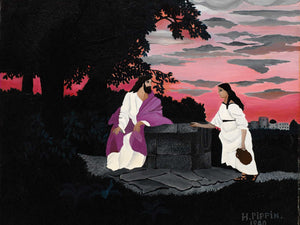 Horace Pippin Christ And The Woman Of Samaria By Horace Pippin