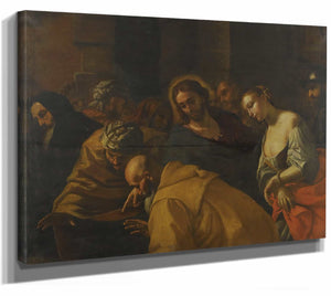 Christ And The Woman Taken In Adultery By Mattia Preti