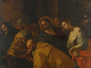 Mattia Preti Christ And The Woman Taken In Adultery By Mattia Preti