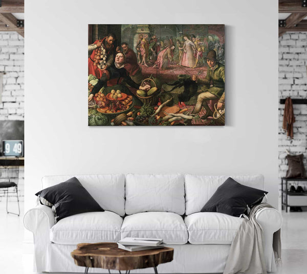 Pieter Aertsen Christ And The Woman Taken In Adultery By Pieter Aertsen