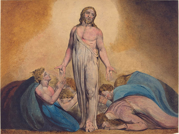 William Blake Christ Appearing To His Disciples After The Resurrection By William Blake