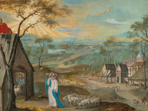 Hans Bol Christ As The Good Shepherd By Hans Bol