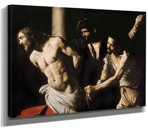 Caravaggio Christ At The Column By Caravaggio