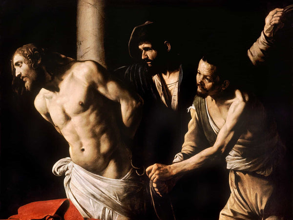 Caravaggio Christ At The Column By Caravaggio