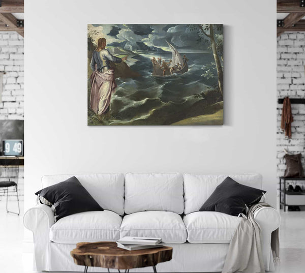 Circle Of Tintoretto Christ At The Sea Of Galilee By Circle Of Tintoretto