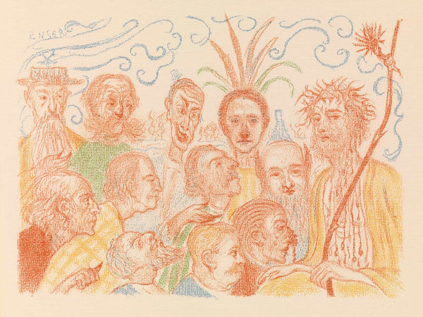 James Ensor Christ Before His Judges By James Ensor