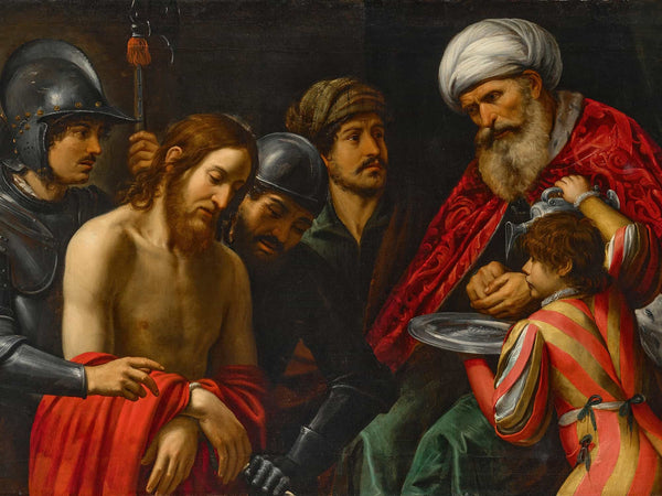 Giuseppe Vermiglio Christ Before Pilate By Giuseppe Vermiglio