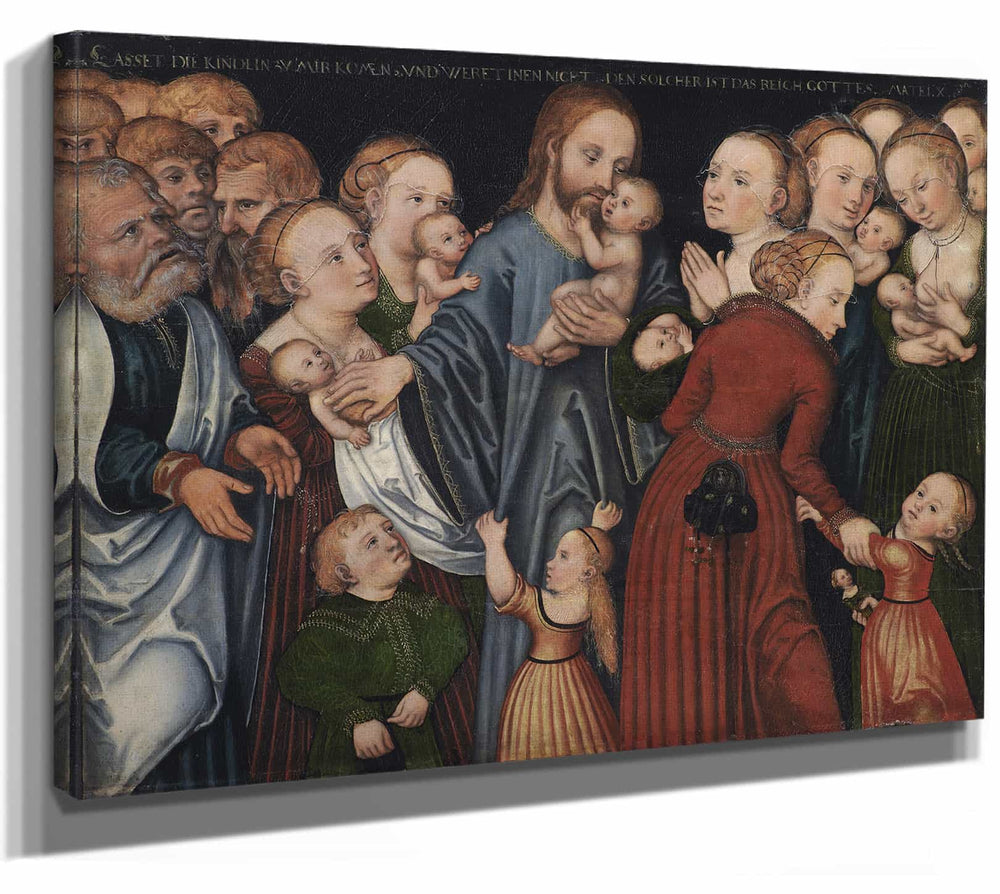 Lucas Cranach The Elder Christ Blessing The Children (1537 – 1637) By Lucas Cranach The Elder