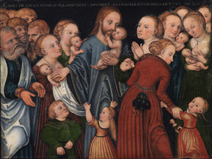 Lucas Cranach The Elder Christ Blessing The Children (1537 – 1637) By Lucas Cranach The Elder