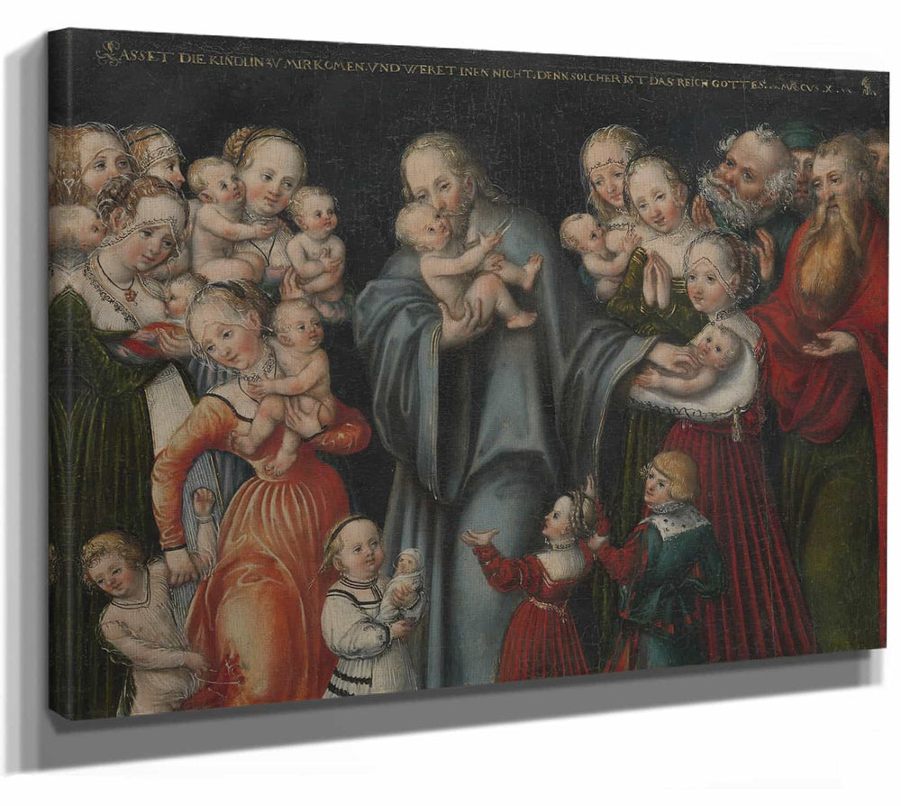 Lucas Cranach The Younger Christ Blessing The Children (Ca 1545–50) By Lucas Cranach The Younger