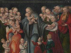 Lucas Cranach The Younger Christ Blessing The Children (Ca 1545–50) By Lucas Cranach The Younger