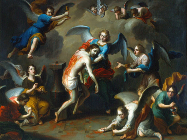 Juan Patricio Morlete Ruiz Christ Consoled By The Angels By Juan Patricio Morlete Ruiz