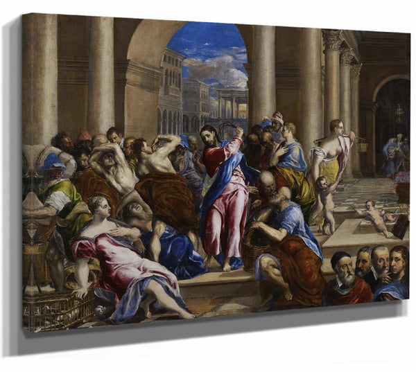 Christ Driving The Money Changers From The Temple By El Greco 1